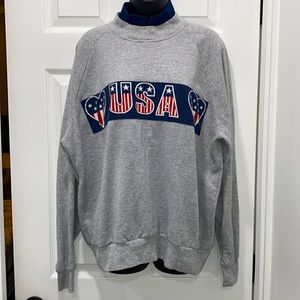 Vintage Muleskins USA Turtleneck Sweatshirt